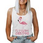 Flamazing Flamingo Christmas Christmas Tank Top Frauen