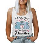 Ich Bin Jetzt Eine Große Schwestern Tank Top Frauen