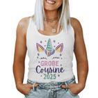 Ich Werde Große Cousin 2025 Unicorn Cousin Girls' Tank Top Frauen