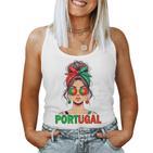 Portuguese Girl Woman Flag Portugal Girl Woman Tank Top Frauen