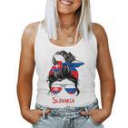 Slovakia Girls' Slovak Woman Flag Tank Top Frauen