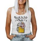 Women's Ich Geb Mir Die Kante Tante Saufen Tank Top Frauen