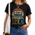 1974Intage Birthday Retrointage T-shirt Frauen