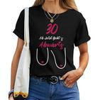 30 Ab Jetzt Gehts Abwärts Women's Birthday T-shirt Frauen