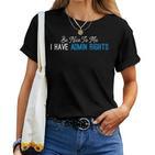 Admin Informatiker Women's T-shirt Frauen