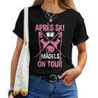 Après Ski Girls On Tour Winter Sport Skier Women's T-shirt Frauen