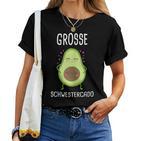 Big Sister Cado Avocado Sister T-shirt Frauen