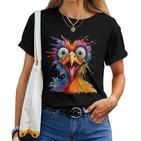 Crazy Bird Chicken Breeder T-shirt Frauen