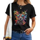 Deer Costume Outfit For And Oktoberfest Oktoberfest T-shirt Frauen