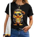 Duckling Rapper  Cute Duckling Rapper T-shirt Frauen