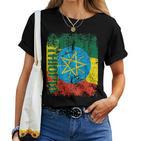 Ethiopia Flag Children T-shirt Frauen