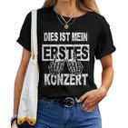 First Concert Dies Ist Mein Konzert Outfit Children's Women's T-shirt Frauen