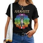 Yoga Catrikshasana Mandala Namaste T-shirt Frauen