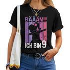 Girls' Ich Bin 9 Jahre Dab T-shirt Frauen