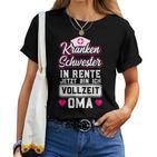 Grandma Retirement Pension Nurse T-shirt Frauen