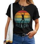 Hulahoop Hullern Hula Girl Hoola Hop Training Women's Hoopen T-shirt Frauen