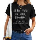 Ich Bin Tehrerer I'm Teacher T-shirt Frauen