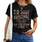 Retro 50 Jahre Jahrgang 1974 Limited Edition 50Th Man Woman T-shirt Frauen