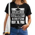 Retro Das Ist Mein Cowboy Kostum Women's Children's Western T-shirt Frauen