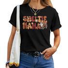 Shetland Sheepdog Groovy World's Best Sheltie Mama T-shirt Frauen