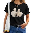 Silk Chicken Silkie Chicken Silk Chicken T-shirt Frauen