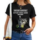 Vodkaodka Lemon Malle Party T-shirt Frauen