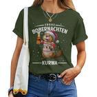 Bòbr Kurwa Bober Xmas Merry Bober Nights Bober Xmas Beer T-shirt Frauen