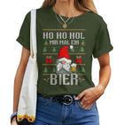 Ho Ho Hol Mir Mal Ein Bier Christmas Children Women T-shirt Frauen