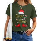 Women's Grandma Claus Matching Christmas Pyjamas Grandma T-shirt Frauen