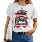 Austria Girls' Austrian Girl Austrian Flag T-shirt Frauen