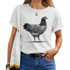 Chicken Breederorwerk Chickens Hen Chickens Gray T-shirt Frauen