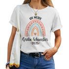 Children's Ich Werde Große Schwester 2025 Big Sister T-shirt Frauen