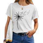 Dandelion Oboe For Oboist Oboe T-shirt Frauen