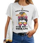 Girlswochenende Ist Meine Therapie Summer Holiday T-shirt Frauen