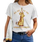 Ich Bin Jetzt Ein Kindergartenkind Giraffe T-shirt Frauen