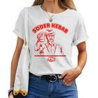 Soeder Kebab X Leberkas Retro Replacement Costume Beer Oktoberfest T-shirt Frauen