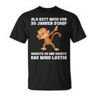 30 Jahre Als Gott Michor 30 Jahen Krab 30Th Birthday T-Shirt