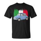 500Intage Car Flag Of Italy Dad Engines T-Shirt