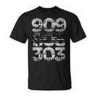 808 909 303 Techno Style T-Shirt