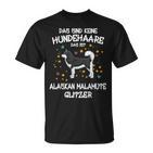 Alaskan Malamute Glitter Dog Holder Idea Dog T-Shirt