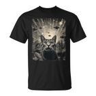 Alien Ufo Selfie Cat T-Shirt