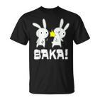 Baka Slogan Rabbit Ear-Fig For Japan Friends T-Shirt