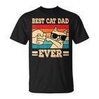 Best Cat Dad Ever Cat T-Shirt