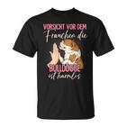 Beware Of The Frauchen Bulldog T-Shirt