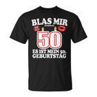 Blas Mir Die Kerzen Aus 50Th Birthday Man  T-Shirt