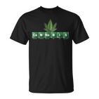 Cannabis Periodensystem Marijuana Hemp Leaf T-Shirt