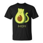 Cat Avocado Avocato Animal Puns T-Shirt