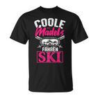 Cool Girls Driving Ski Winter Sport Skier Women's T-Shirt