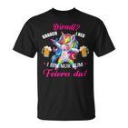 Dirndl Costume Women's Dabbing Unicorn Oktoberfest Dirndl T-Shirt