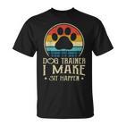 Dog Trainer Ich Lasse Sitzen Paseren Paseren  T-Shirt